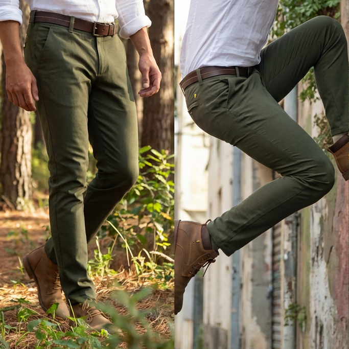 Pantalón Caboti 2 Olive Green - 32